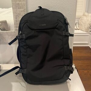 Pacsafe Venturesafe EXP45 Anti-Theft Carry-On Travel Backpack, Black